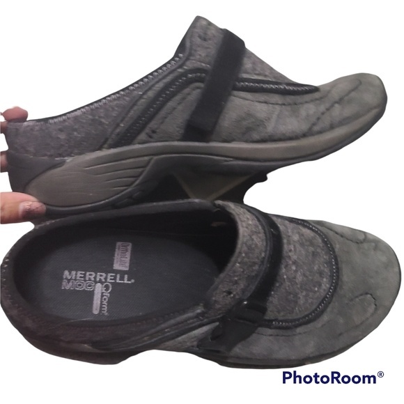 Merrell Women's gray and black Encore Sidestep Slip On Shoes size 8.5 - Picture 2 of 4